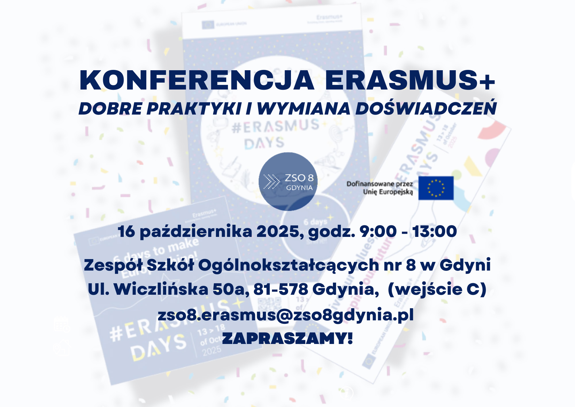 Konferencja Erasmus + w ZSO nr 8 w Gdyni